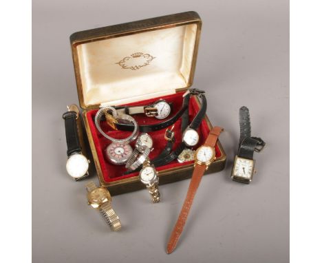 A collection of Quartz Ladies wristwatches, Lorus, Sekonda, Timex examples  