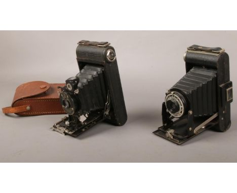 Eastman Kodak Co, No.1 Pocket Kodak camera to include Kodak Folding Brownie six 20 camera and case  