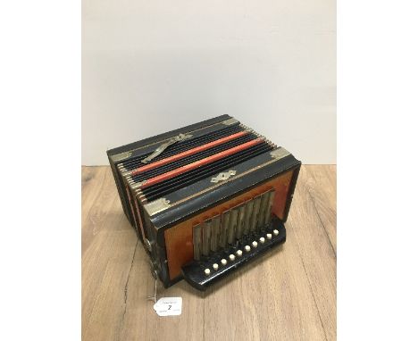 19TH CENTURY WOOD ACCORDION