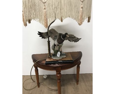 MALLARD DUCK FIGURE LAMP