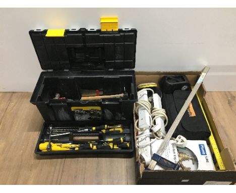 TOOLBOX WITH CONTENTS & ANOTHER BOX