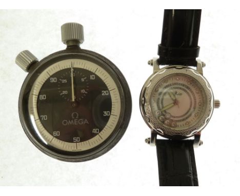 'BELMAR, GENEVE', GENTS WRIST WATCH with Swiss quartz movement, in stainless steel watch resistant case, the circular dial en