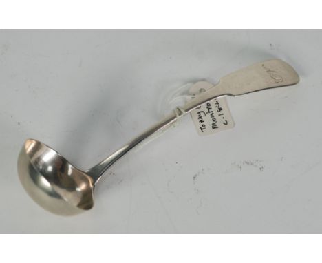 RARE SCOTTISH PROVINCIAL MONTROSE SILVER TODDY LADLE by John Sturrock, circa 1840