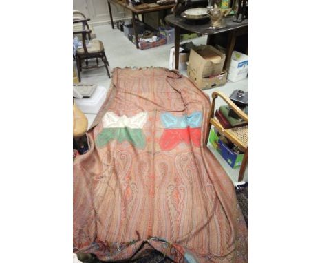 Large Vintage Paisley Throw