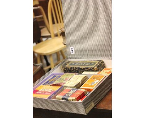 Selection of Vintage Playing Cards, Dominoes and Other Games
