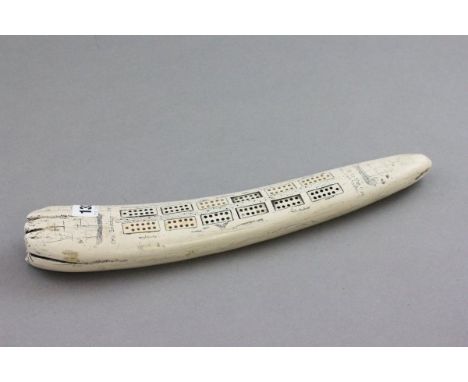 Scrimshaw Style Cribbage Board