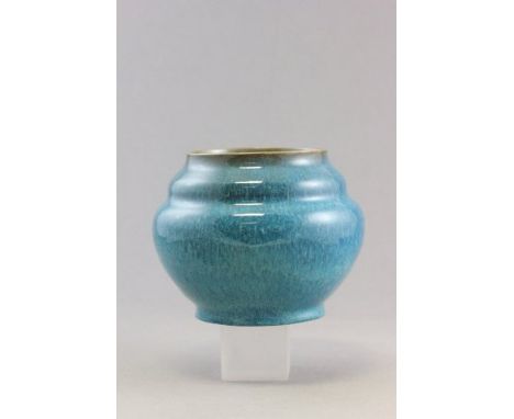 Carter Stabler Adams Poole Pottery 'Chinese Blue' Glazed Vase, c1925