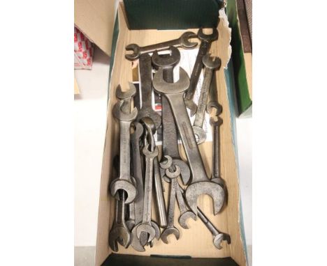 Twenty Vintage Spanners