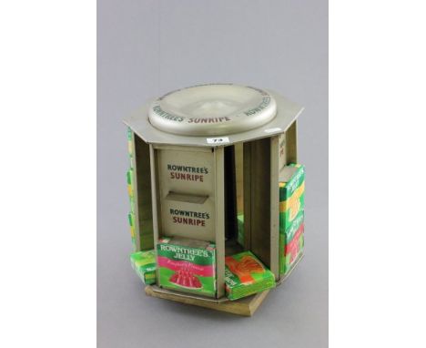 Vintage Advertising Rowntree's Jelly Carousel with packets of unopened Rowntree's Jelly