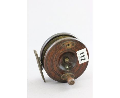 Vintage Wooden Fishing Reel