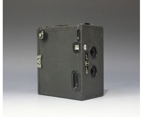 A Thornton Pickard Stereo Puck box camera. 