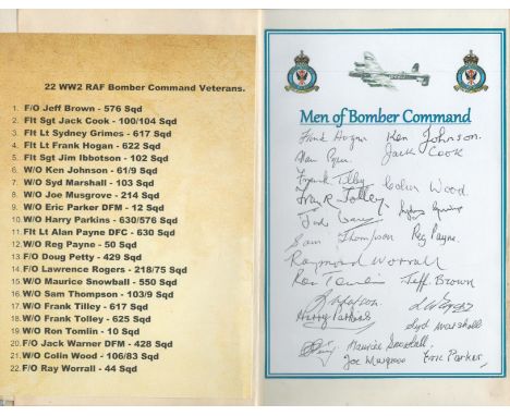 Night Pilot Rare 1955 First Edition Signed 22 WW2 RAF Bomber Command Veterans. Night Pilot" by Colonel Jean Calmel DFC Ld'H, 