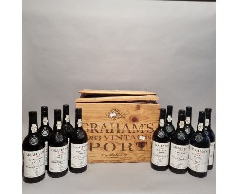 Grahams 1983 Vintage Port 11 Bottles OWC11 Bottles