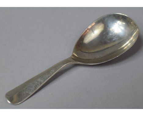 A Silver Tear Shaped Tea Caddy Spoon, Sheffield 1945 