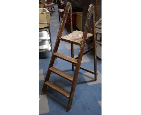 A Vintage Three Step Step Ladder 