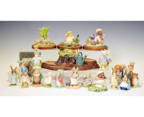 Collection of Beswick Beatrix Potter figures, to include 'Amiable Guineau Pig', 'Peter and the Red Pocket Handkerchief', toge