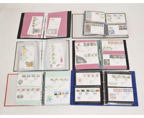 Six albums of Royal Mail Queen Elizabeth II First Day Covers