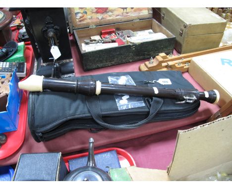 A Holton Brass Cornet, stamped C602RG, with a Besson and a Denis Wick mouthpiece in soft protective case, and a recorder.