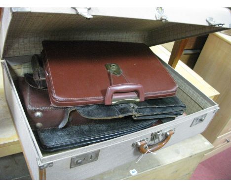 Vintage Playpak Suitcase, leather holdalls.