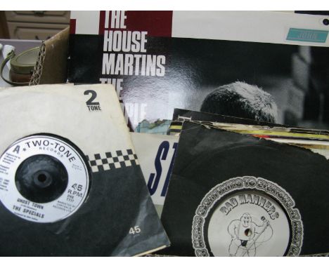 A Collection of L.P's, 12" Singles and 45RPM, to include House Martins, Michael Jackson, Supremes, Two Tone and Stiff Records