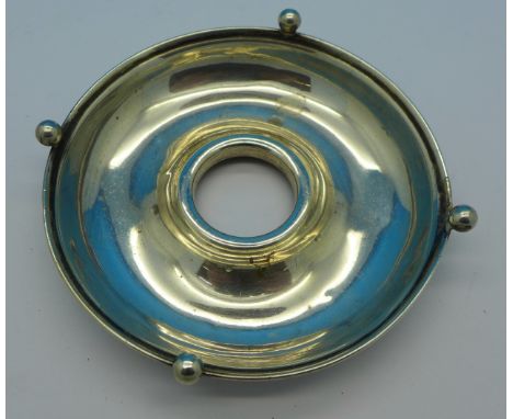 A silver ring tray/dish, a/f, 35g