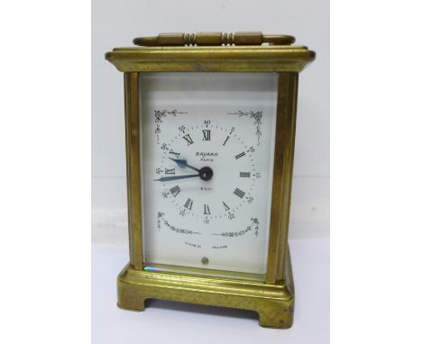 A Bayard 8-day carriage clock, Duverdrey & Bloquel, 11.5cm