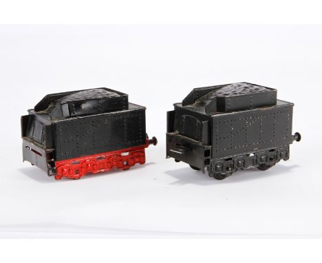 2 Fleischmann Tender, S 0, schwarz, NV, L 10, Z 3