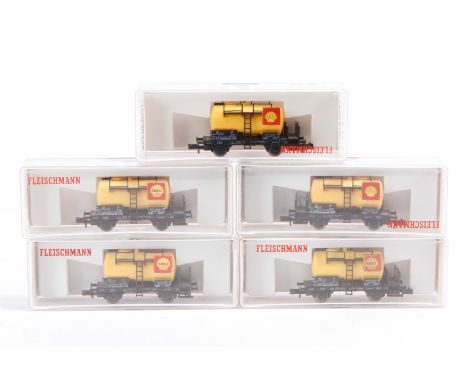 5 Fleischmann Wagen 8401, S N, tw besch., je im OK, Z 3