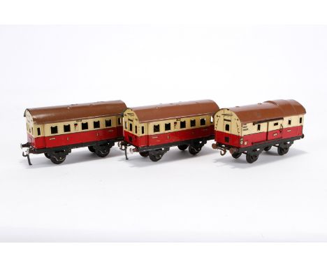 3 Fleischmann Wagen, S 0, Z 4