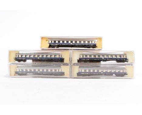 5 Lima Wagen, S N, tw besch., je im Karton (tw NV), Z 3