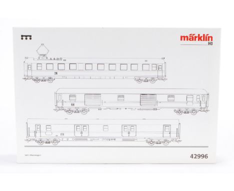 Märklin Messwagen-Set 42996, S H0, komplett, Alterungs- und Gebrauchsspuren, im leicht besch. OK, Z 2-3