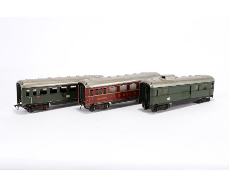 3 Fleischmann Wagen, S 0, Z 4