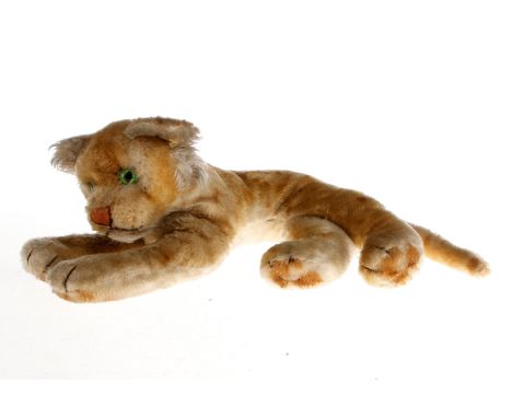 Steiff Löwe, mit Knopf und Fahne, Z 3