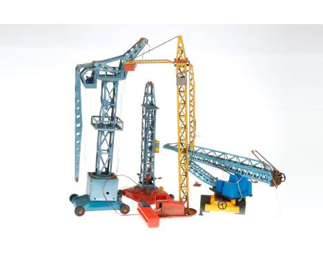 4 Kräne, tw Gama, besch. und NV, H 40-60, Z 4