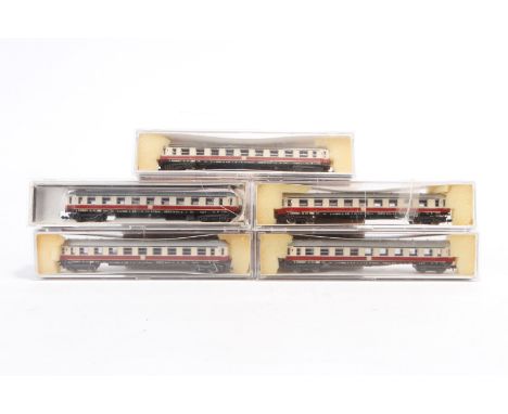 5 Lima Wagen, S N, tw besch., je im Karton (tw NV), Z 3