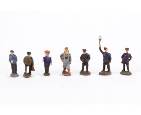 Konv. Eisenbahnfiguren, S H0, meist Masse, Z 3