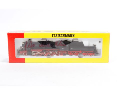 Fleischmann 1-E Schlepptenderlok ”50 662” 1179, S H0, schwarz, für Märklin, Alterungs- und Gebrauchsspuren, im leicht besch. 