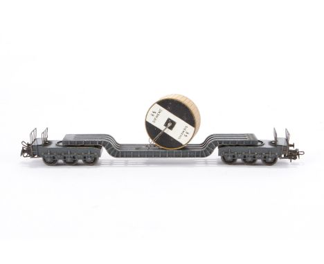 Trix Tiefladewagen, S H0, mit Kabelrolle, LS, Z 3