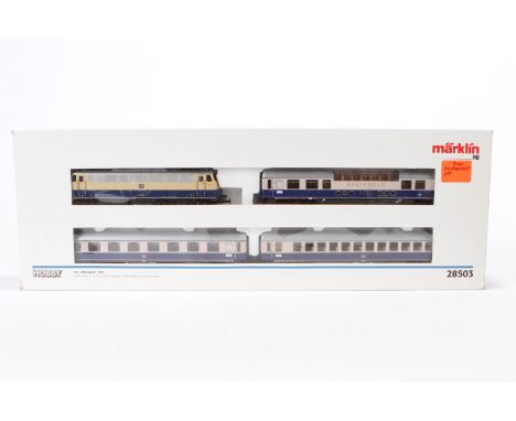 Märklin TEE-Zug ”Rheingold” 28503, S H0, komplett, Alterungs- und Gebrauchsspuren, im tw besch. OK, Z 2-3