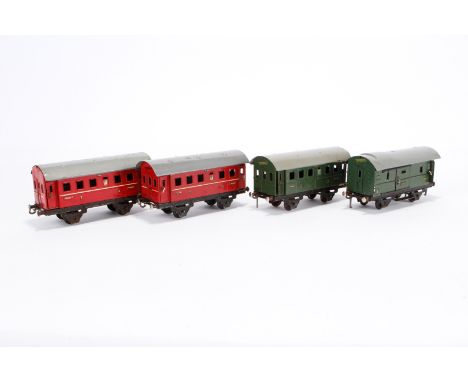 4 Fleischmann Wagen, S 0, LS, Z 3