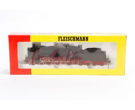 Fleischmann 2-C Schlepptenderlok ”38 2609” 1160, S H0, schwarz, für Märklin, Alterungs- und Gebrauchsspuren, im leicht besch.