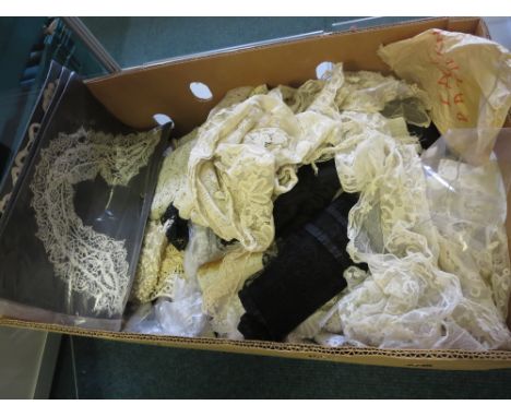 A card of Tape Lace, with fillings, a blouse, flounces, edgings and much more