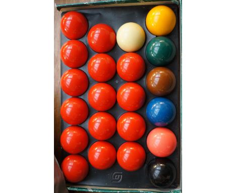Set of snooker balls by Aramith 