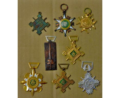 South Vietnamese medals including: People's Self Defence Medal, Staff service medal and a ARVN Local Obligations Medal, Staff