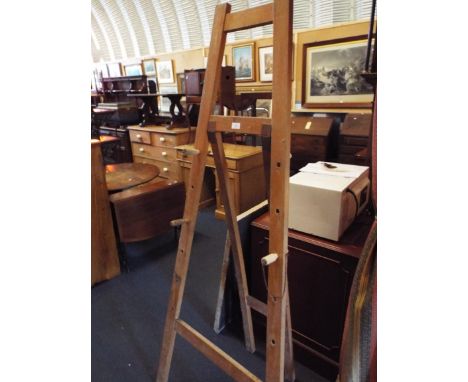 A vintage beech A frame easel  