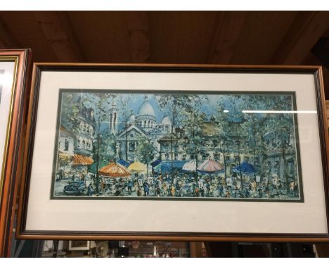 A PRINT OF PARISIAN CAFE LIFESTYLE 