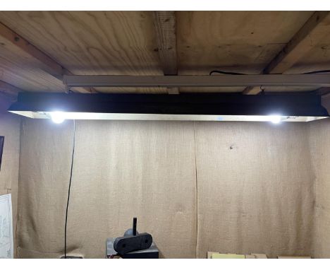 INDUSTRIAL METAL LAMP APPROX 180CM LONG 