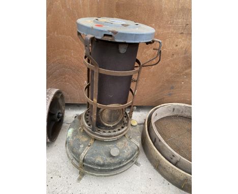A VINTAGE PARAFIN GREENHOUSE HEATER 