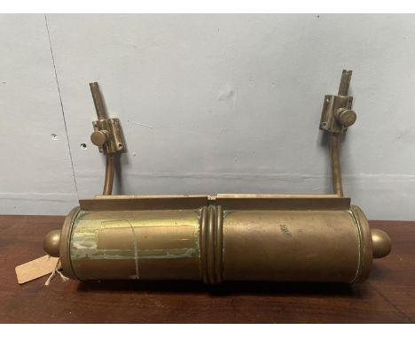 BRASS LECTURN LIGHT APPROX 40CM WIDE 