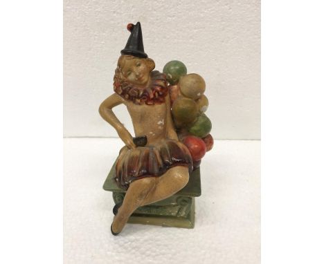 A VINTAGE WADE JESSIE VAN HALLEN CARNIVAL GIRL WITH BALLOONS 